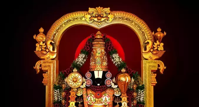 god thirupathi Venkateswara balaji  3D model