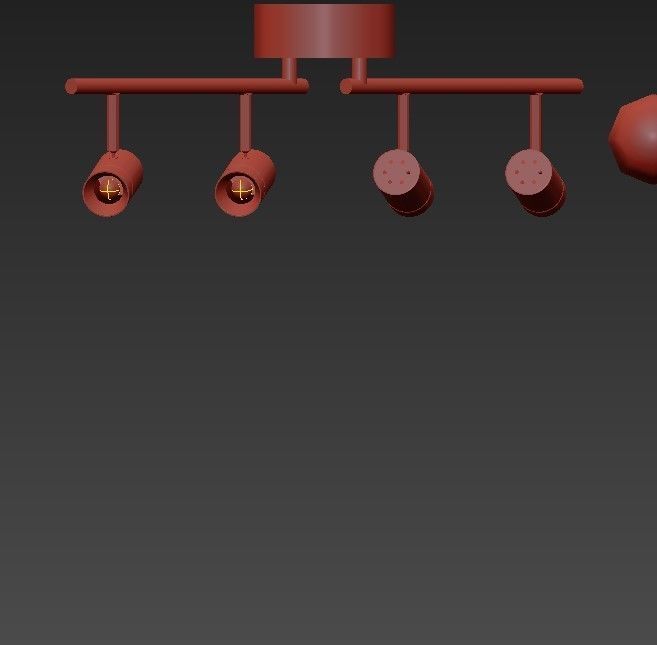 LED Track Lighting 3D model_2