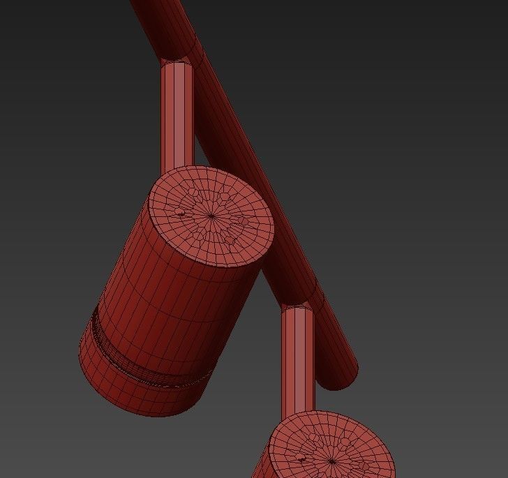 LED Track Lighting 3D model_4