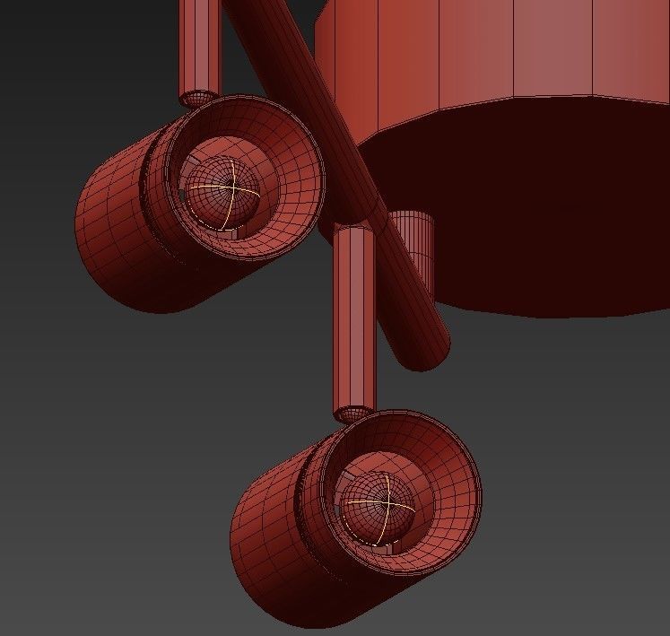 LED Track Lighting 3D model_5