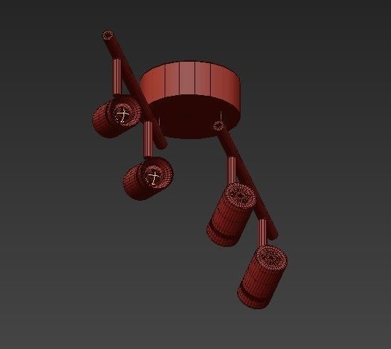 LED Track Lighting 3D model_3