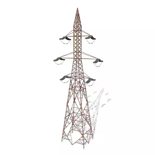 Electricity Pole 7 Weathered