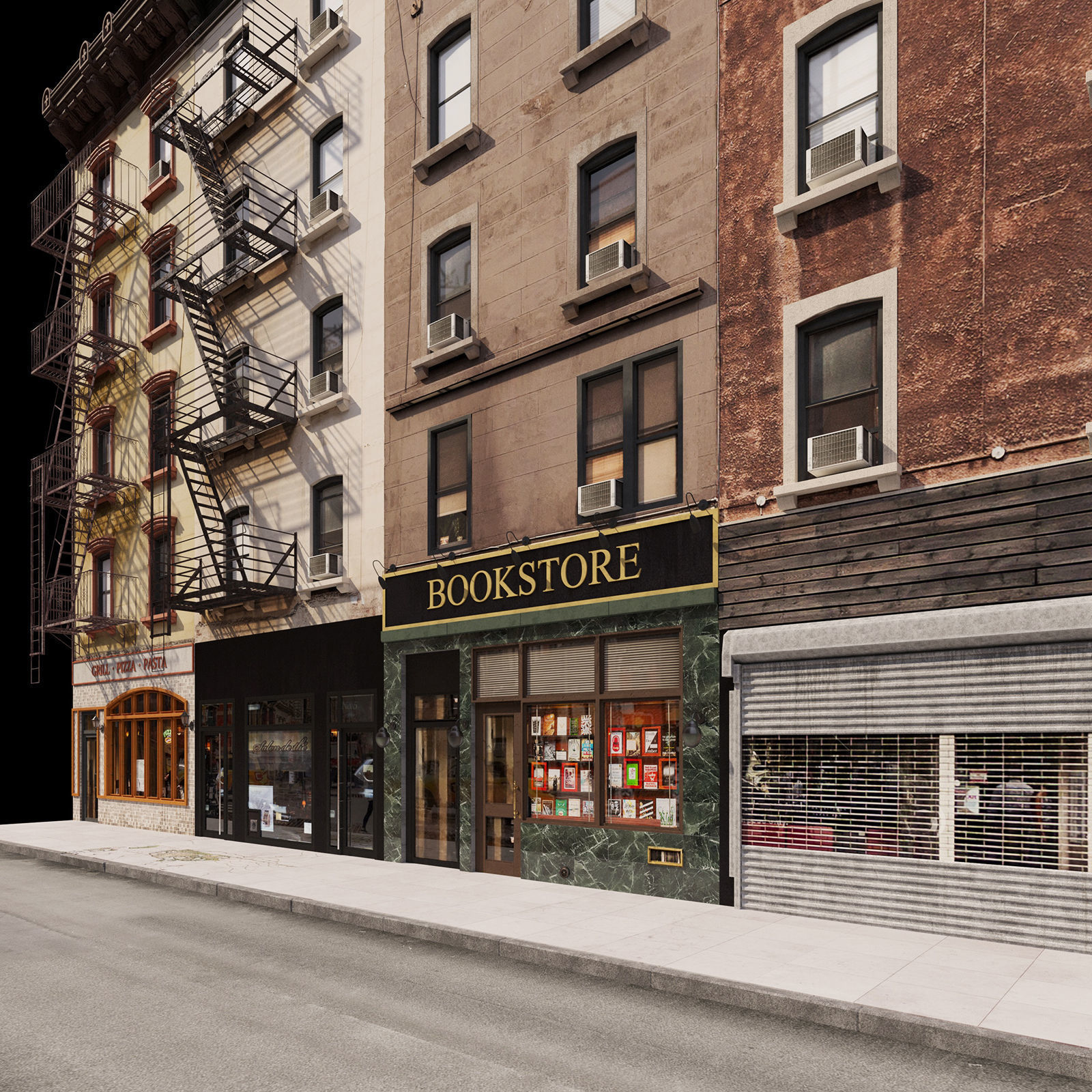 New York Facade 3D model_5