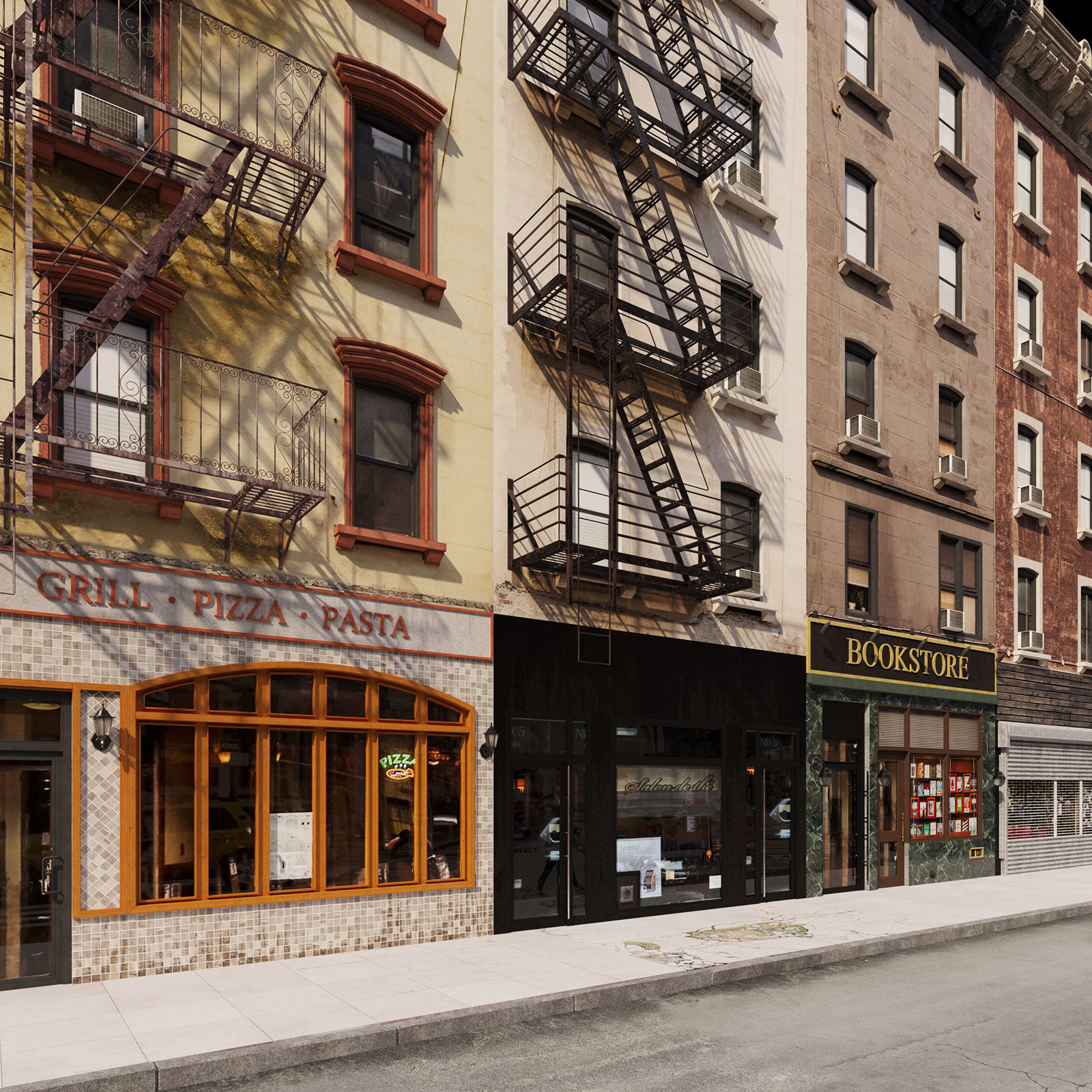 New York Facade 3D model_4