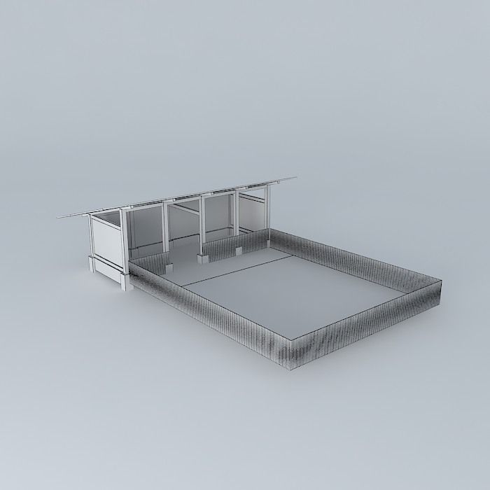 Duck cage Free 3D model_3