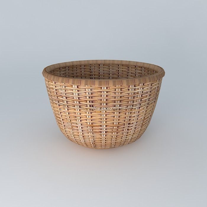 Paneiro wicker basket Free 3D model_1