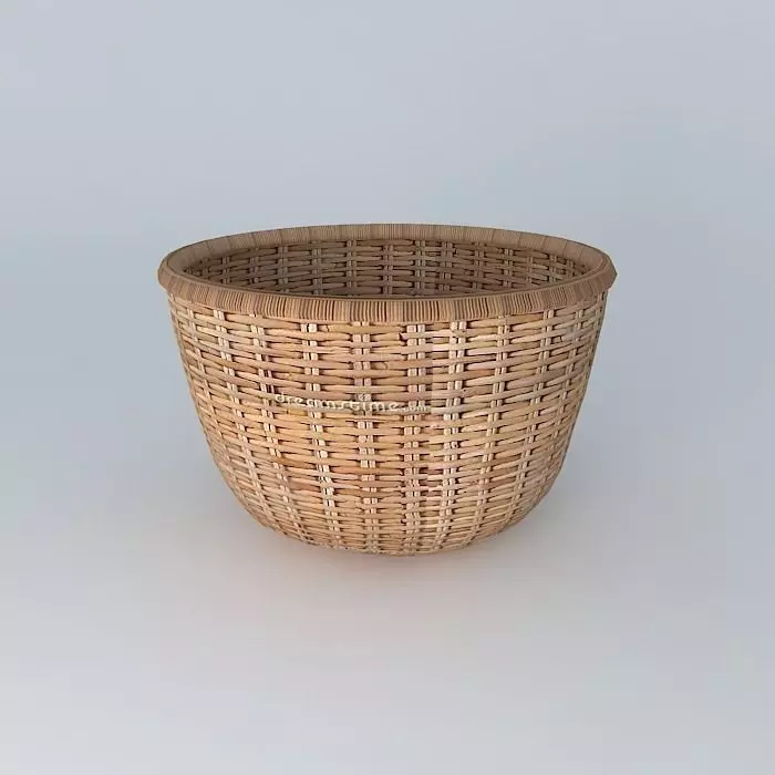 Paneiro wicker basket Free 3D model_0