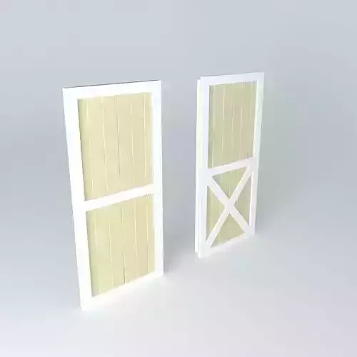 Shed Door Free 3D model