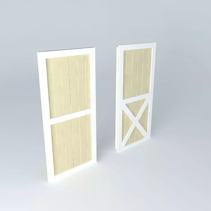 Shed Door Free 3D model