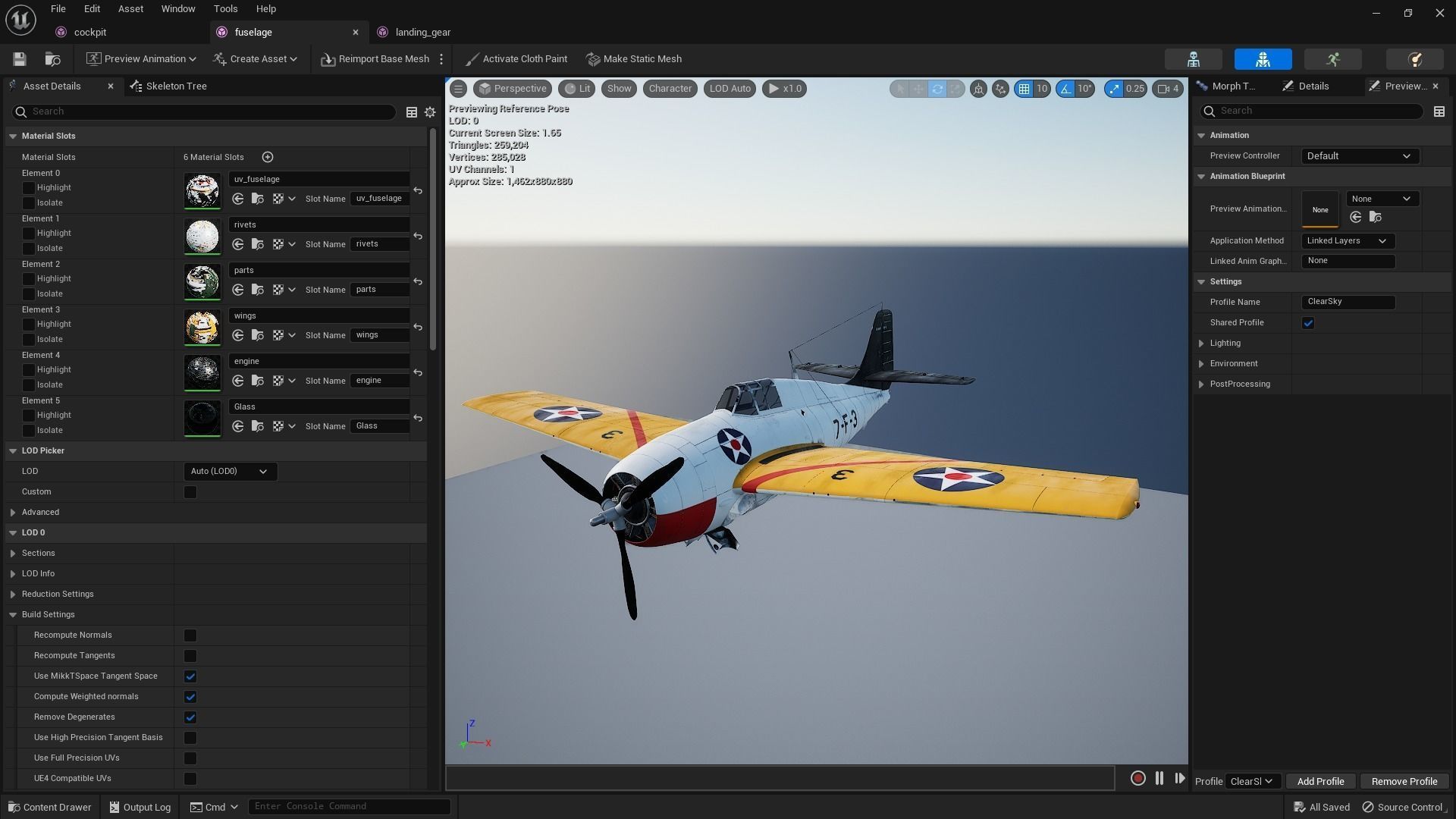 F4F-3 WILDCAT VF7 - 7F3 Low-poly 3D model_27