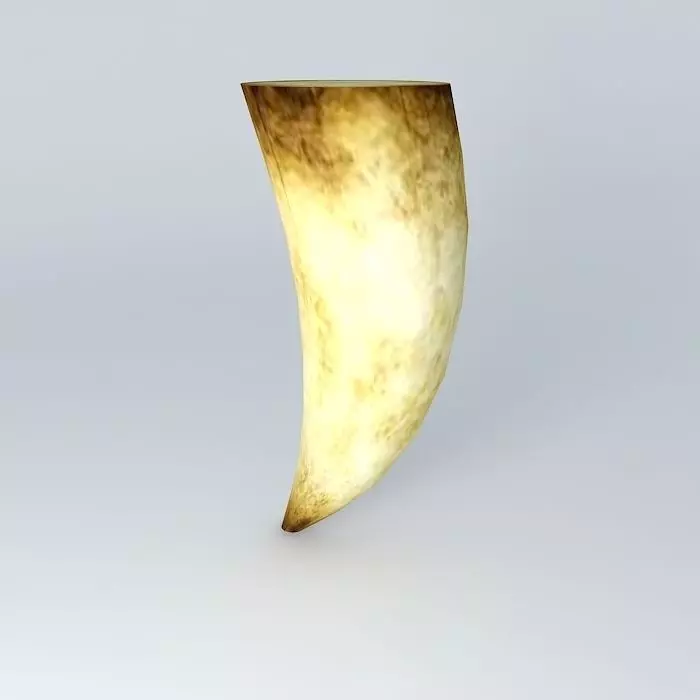 Horn tusk Free 3D model_0