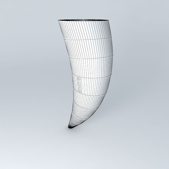 Horn tusk Free 3D model_3