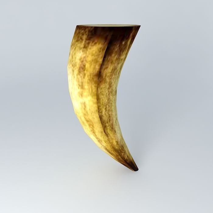 Horn tusk Free 3D model_2