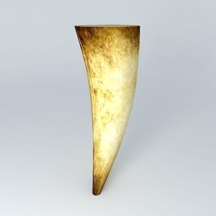 Horn tusk Free 3D model_1