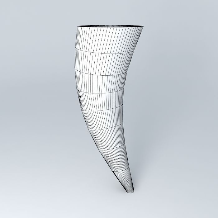 Horn tusk Free 3D model_4