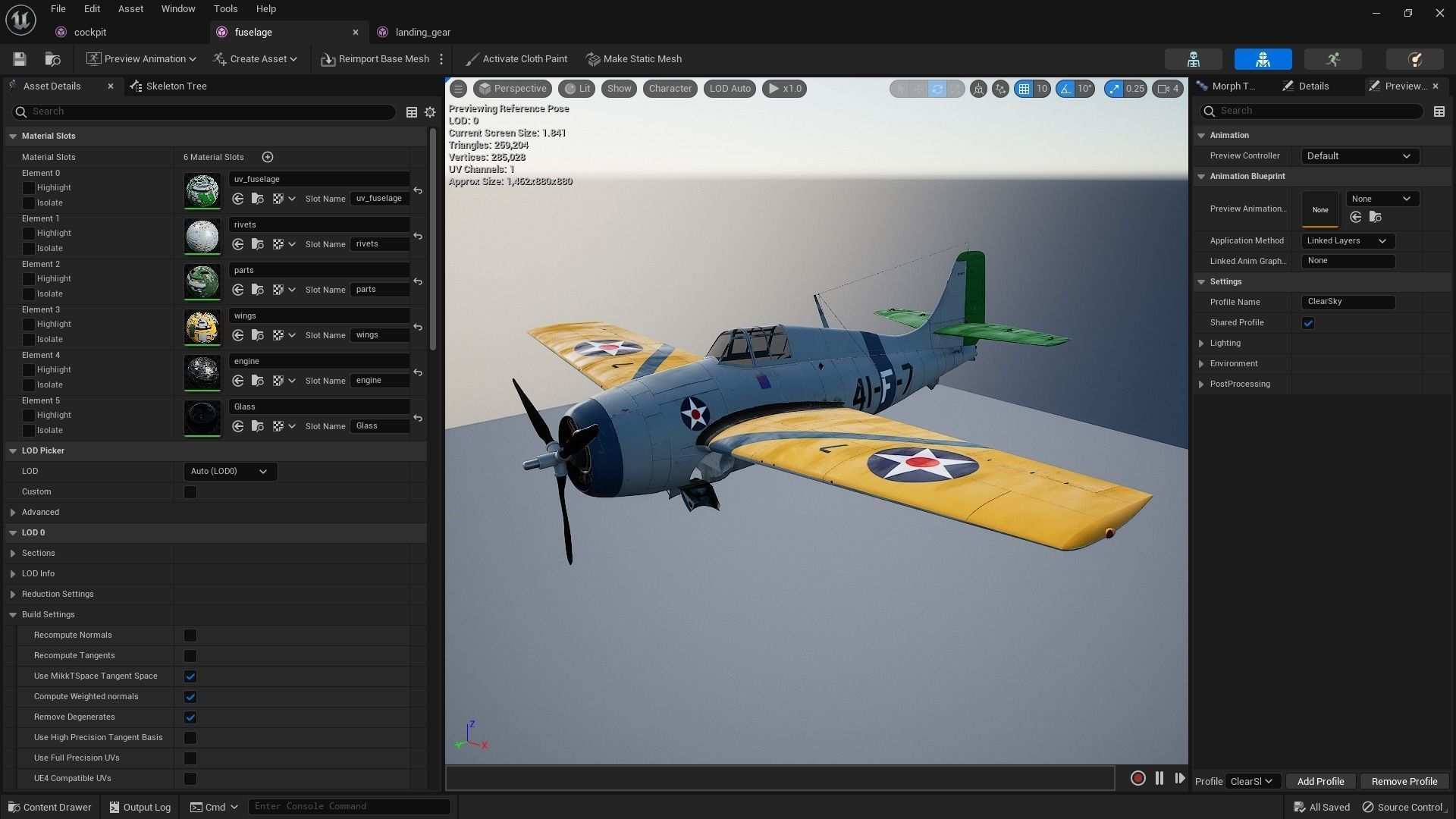 F4F-3 WILDCAT VF41 - 41F7 Low-poly 3D model_25