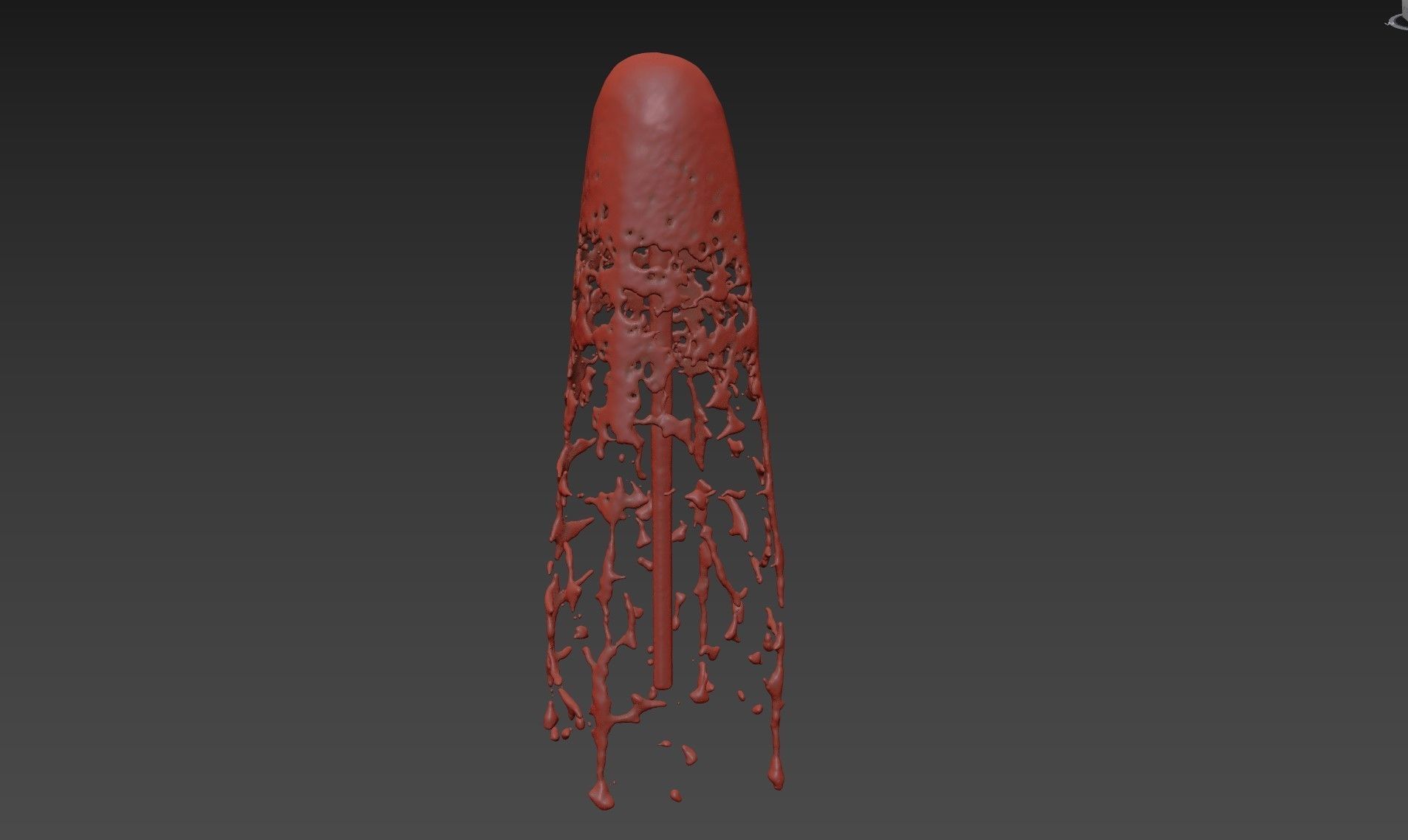 Animated Water Fountain Flow - NO PLUGIN Liquid simulation 3D model_9