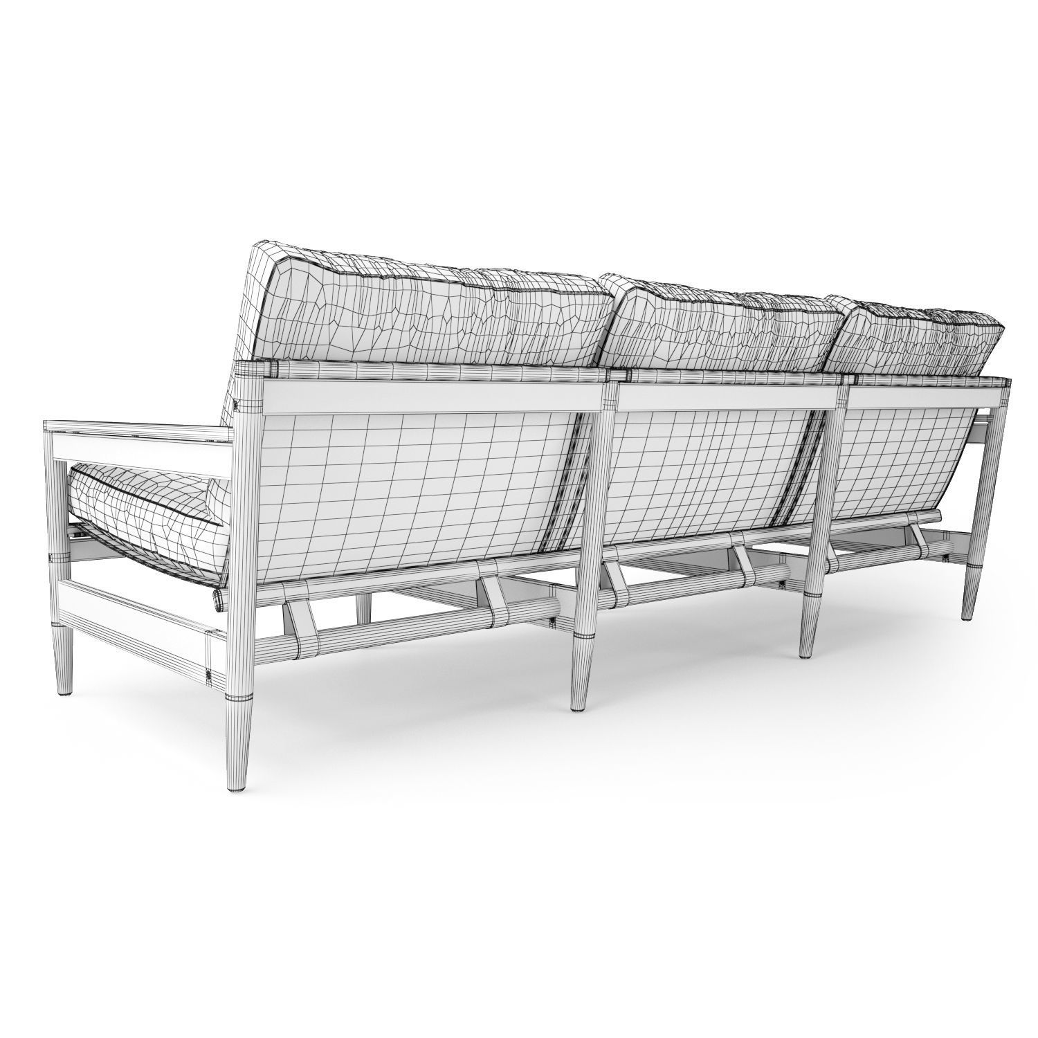 Roda ROAD 143 Sofa 3D Model 3D model_8