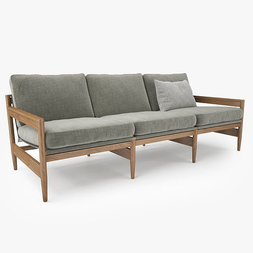 Roda ROAD 143 Sofa 3D Model 3D model
