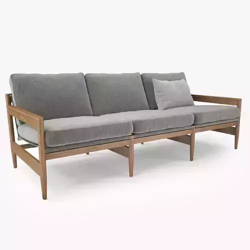 Roda ROAD 143 Sofa 3D Model 3D model