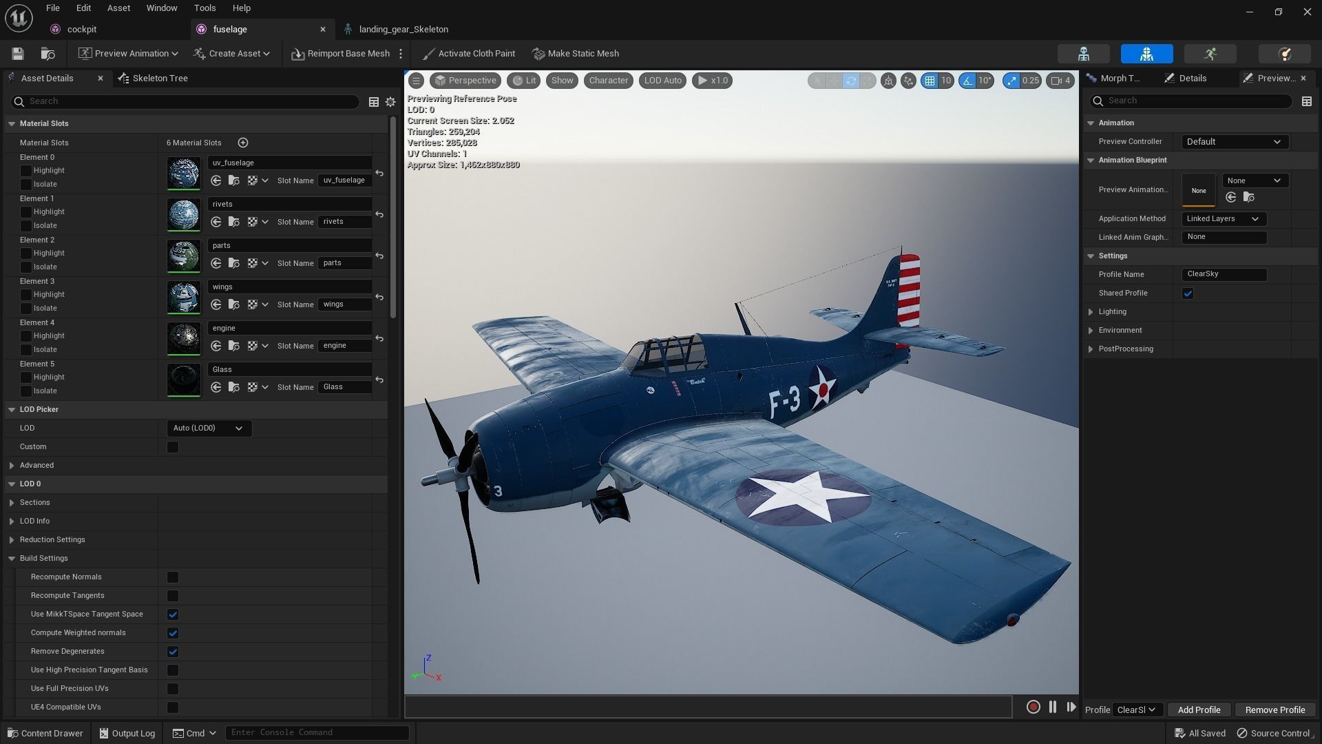 F4F-3 WILDCAT F3 -Butch- Low-poly 3D model_28