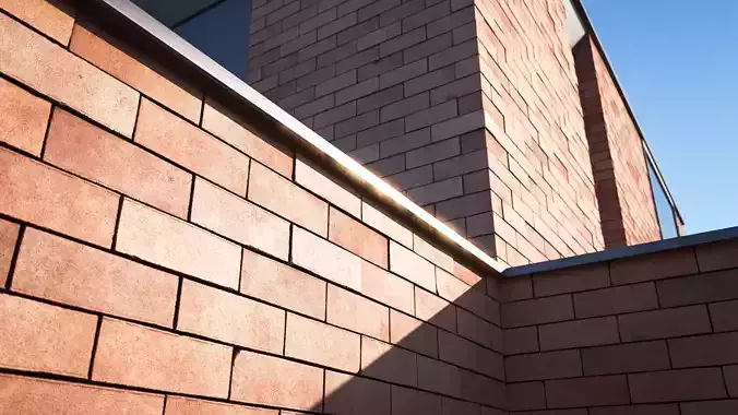 Red classic brick with no let texture