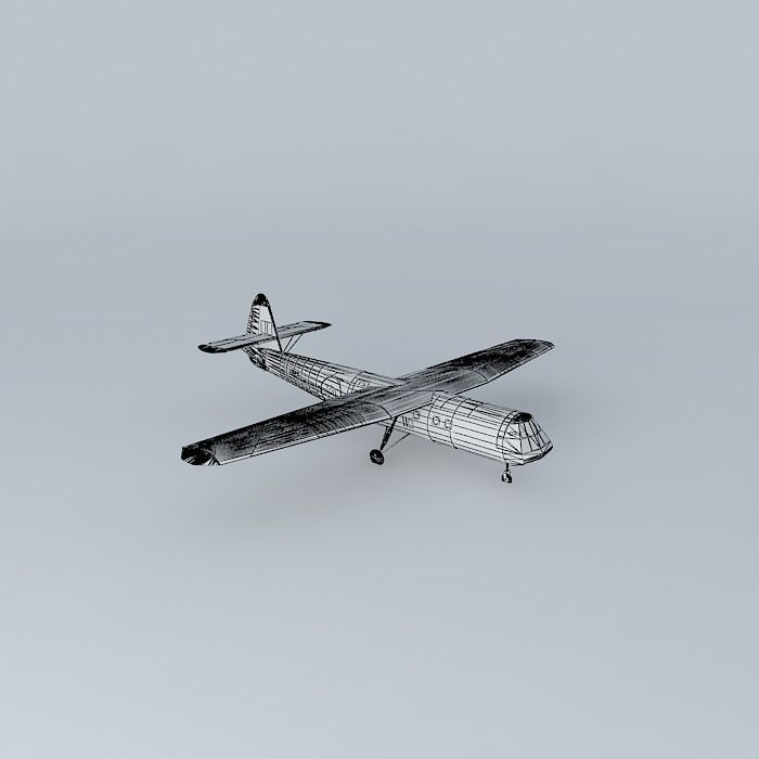 Glider Pegasusbridge Free 3D model_3