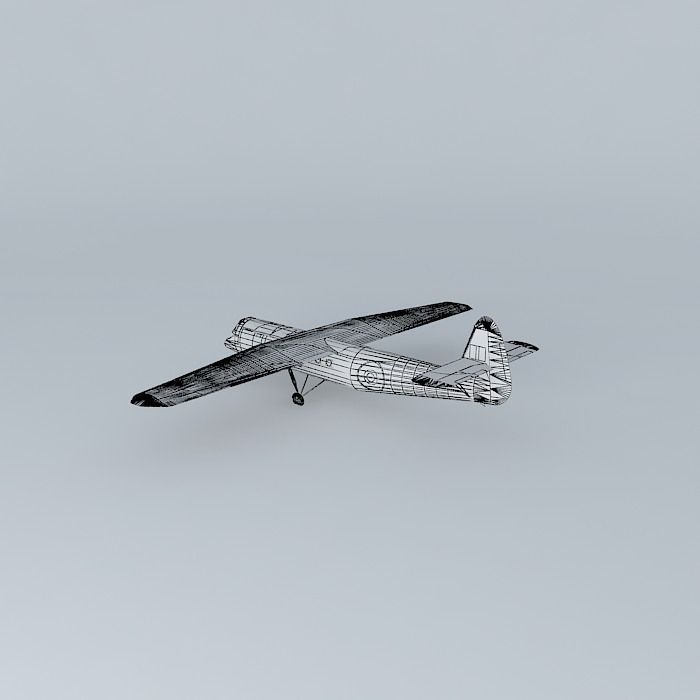 Glider Pegasusbridge Free 3D model_4
