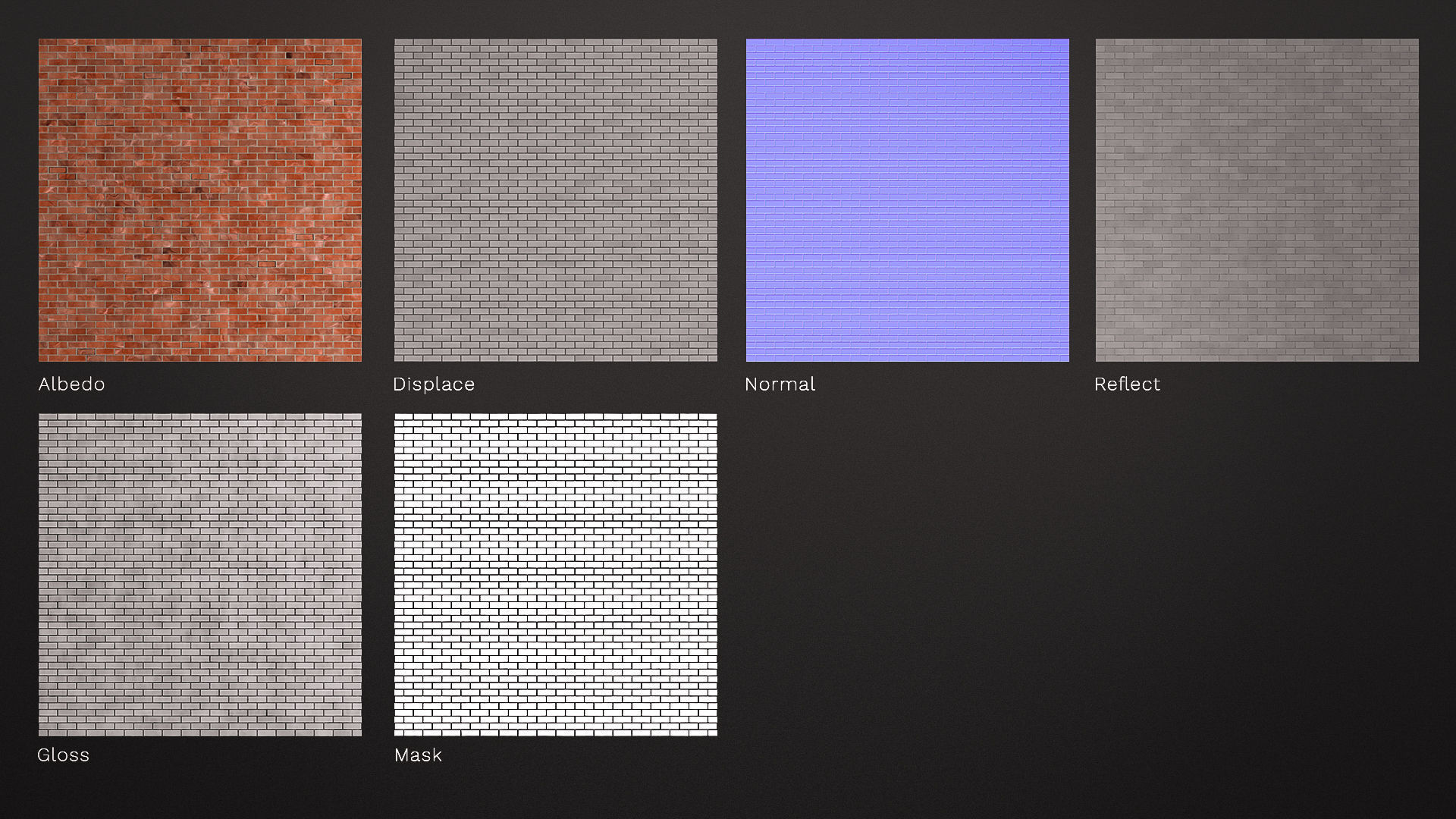 Red shiny brick wall texture Texture_4