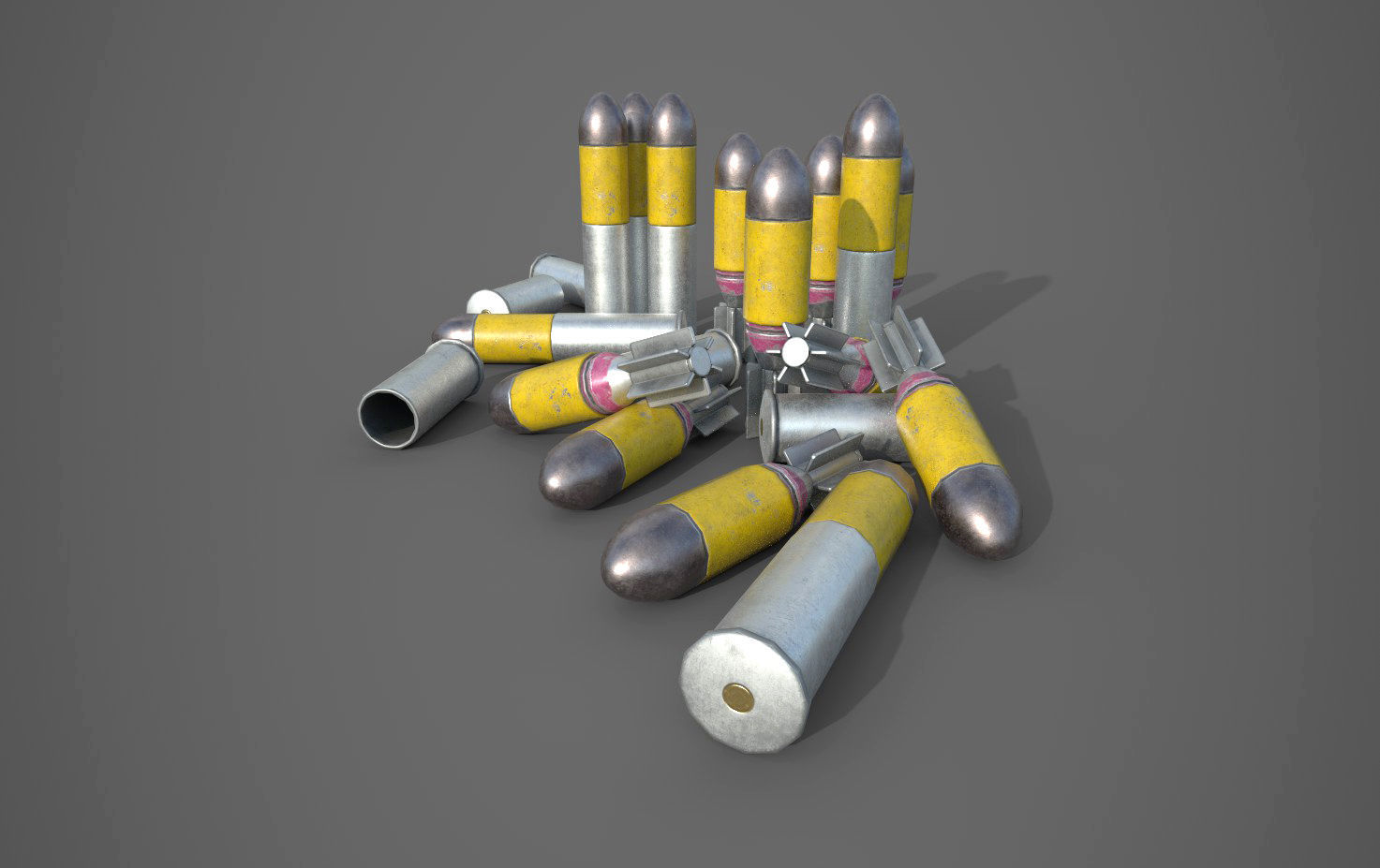 Wurfgranatpatrone 326 LP Low-poly 3D model_2