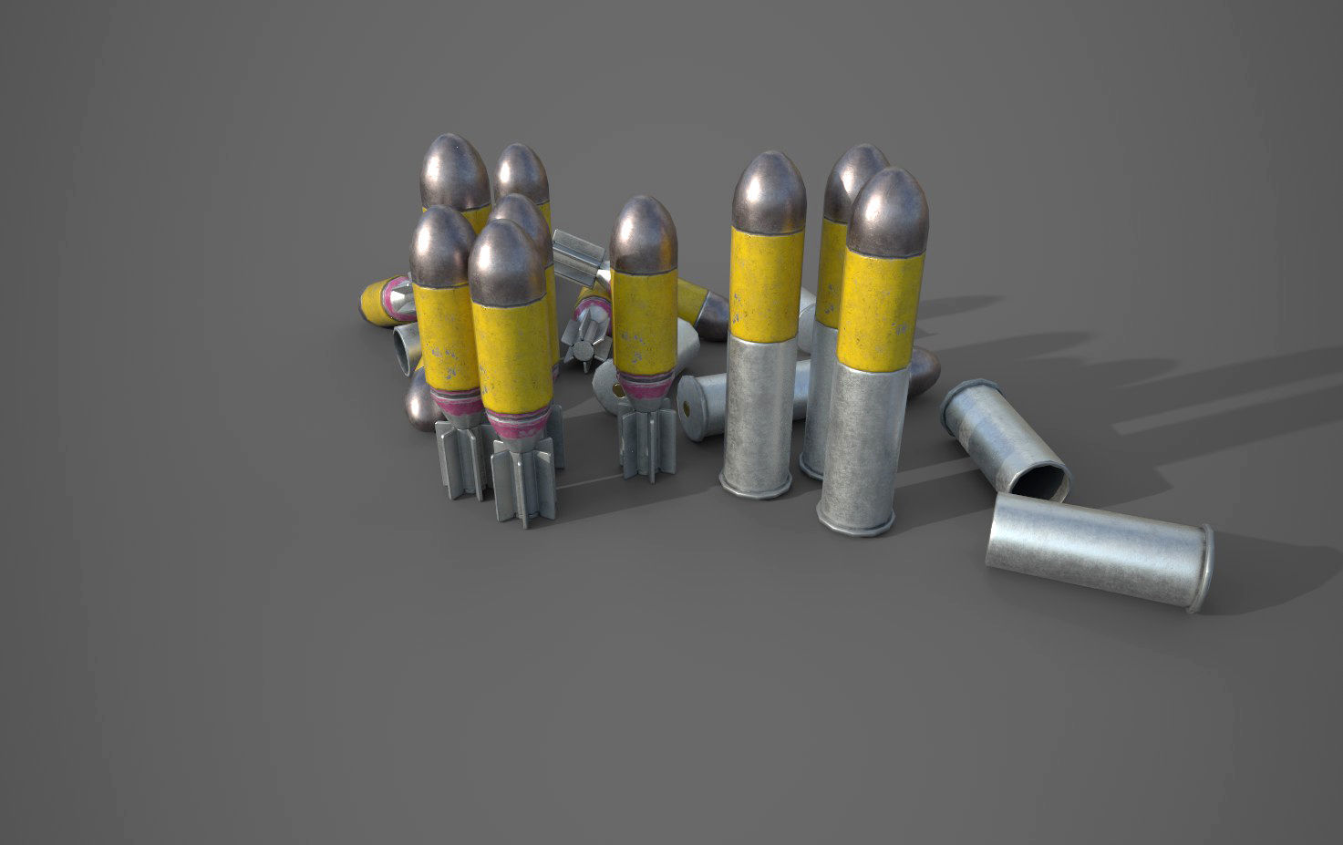 Wurfgranatpatrone 326 LP Low-poly 3D model_3