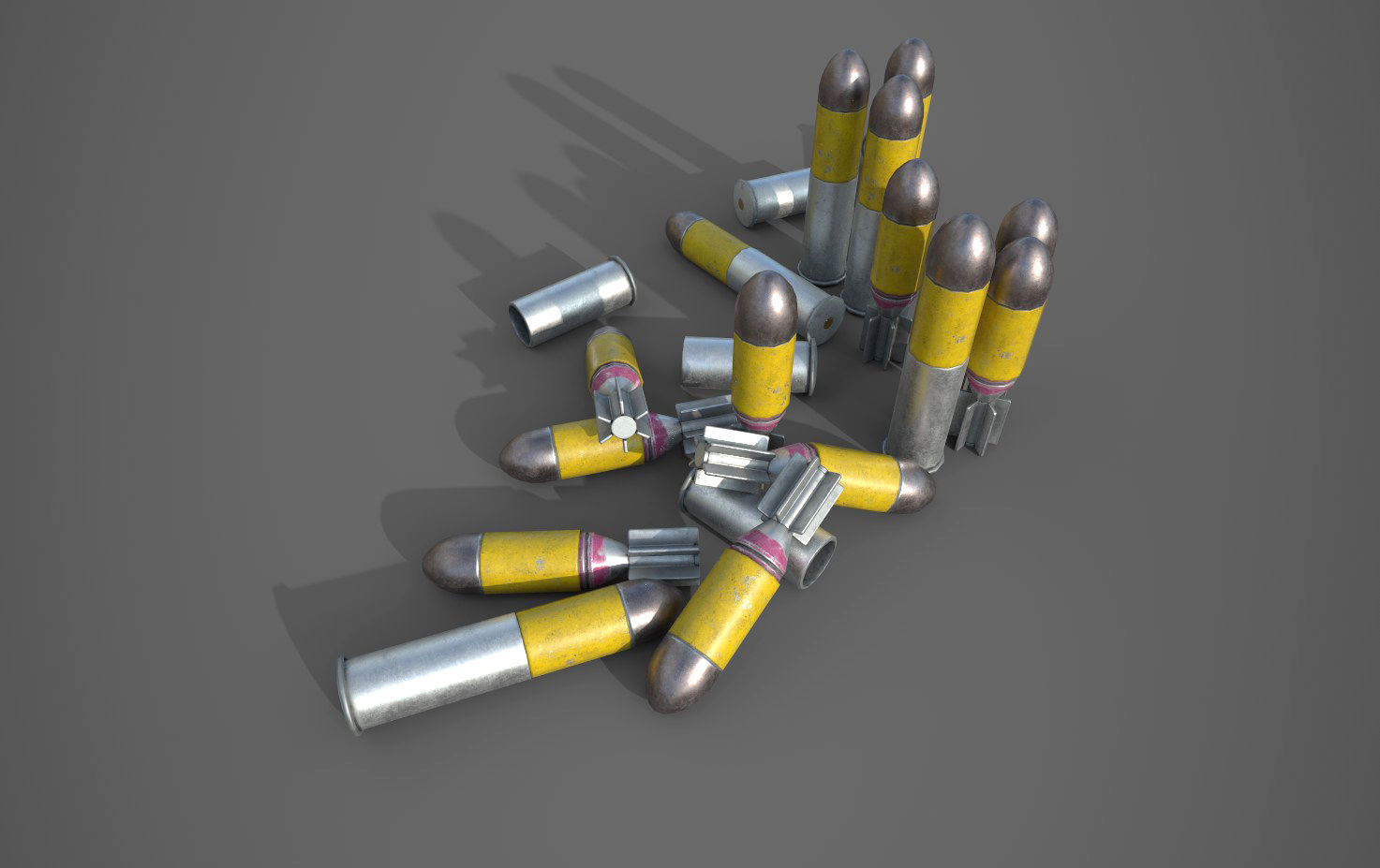 Wurfgranatpatrone 326 LP Low-poly 3D model_4