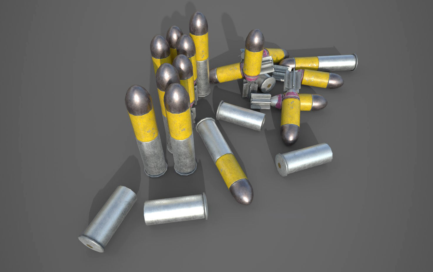 Wurfgranatpatrone 326 LP Low-poly 3D model_1