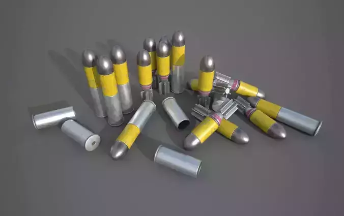 Wurfgranatpatrone 326 LP Low-poly 3D model