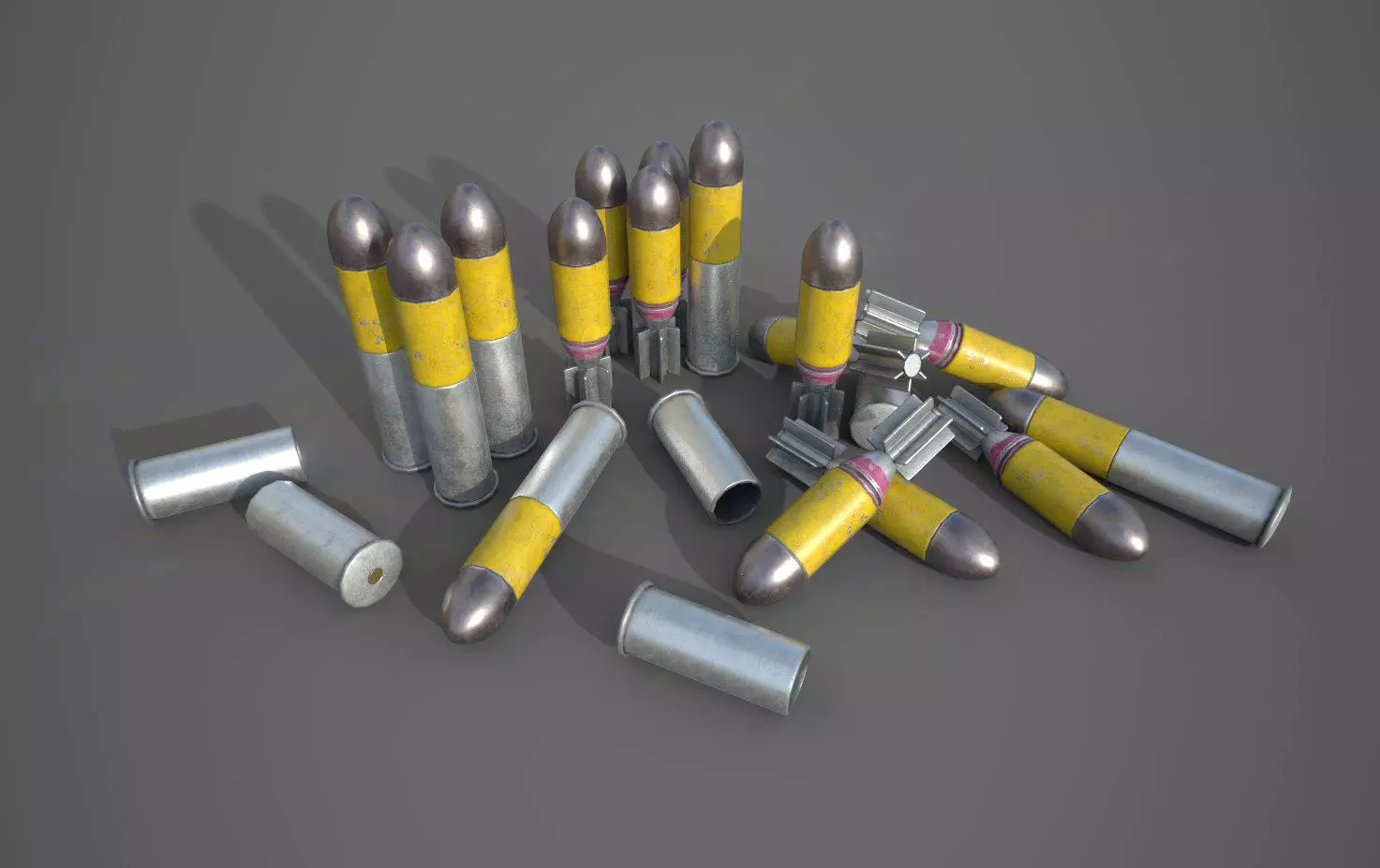 Wurfgranatpatrone 326 LP Low-poly 3D model_0