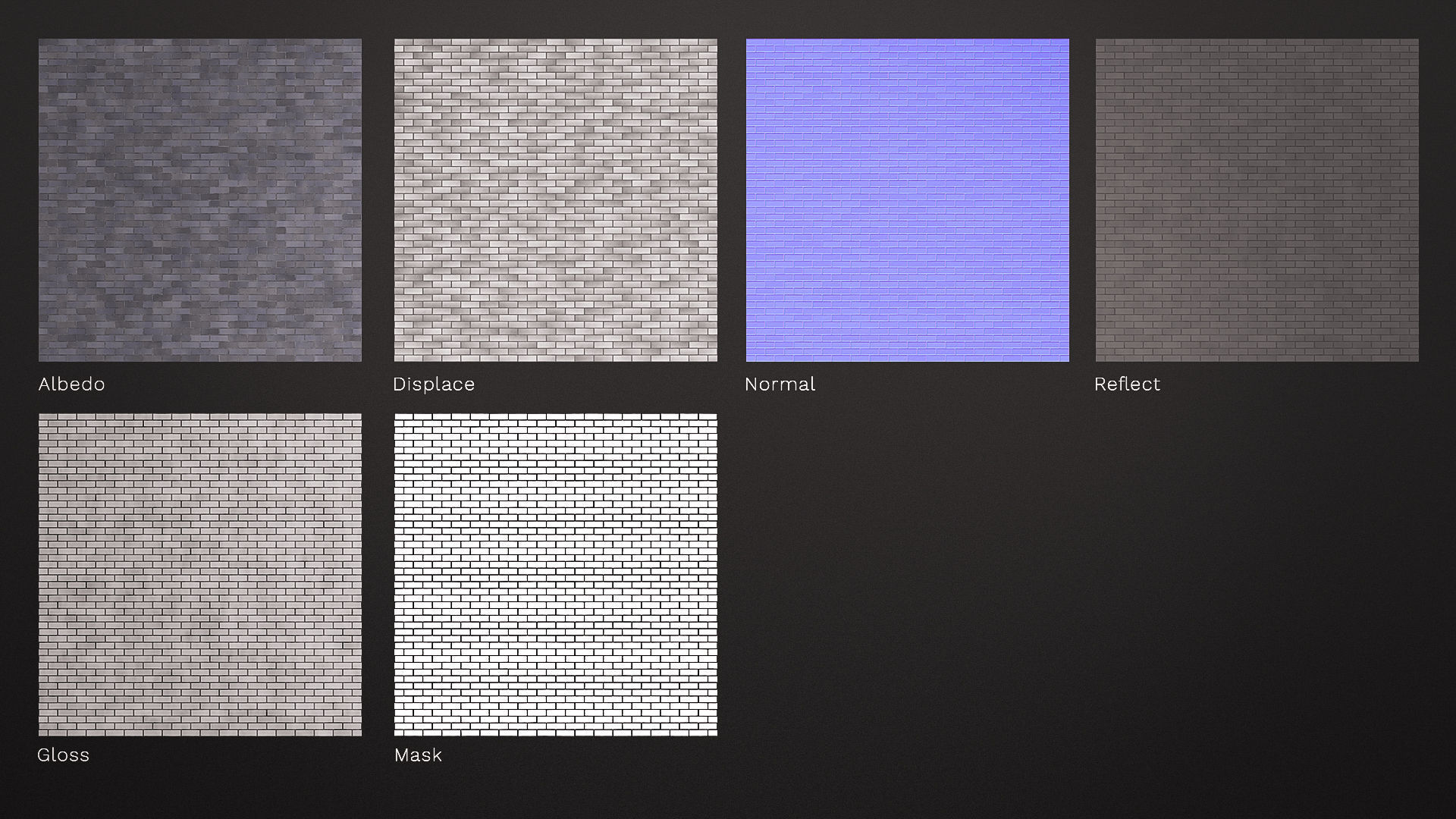 Dark grey brick wall texture Texture_4