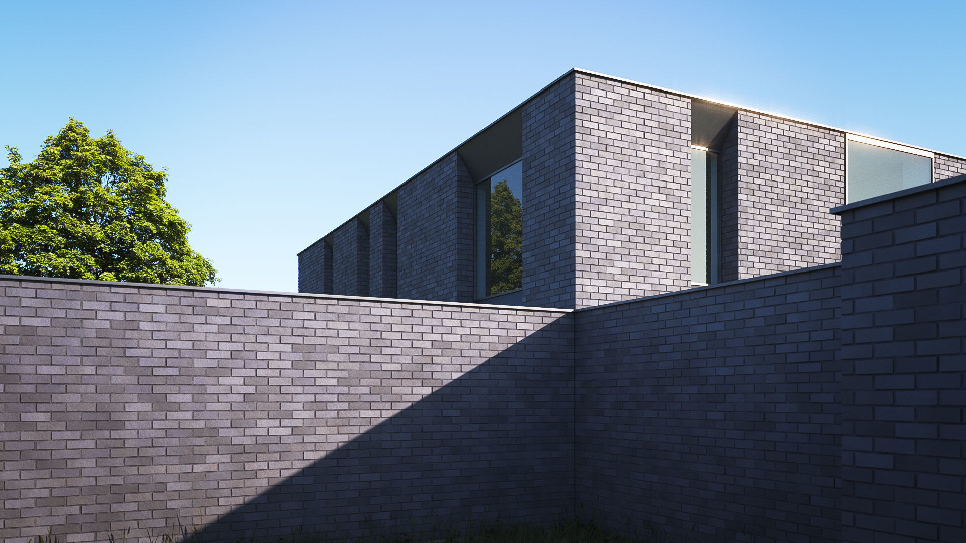 Dark grey brick wall texture Texture_1