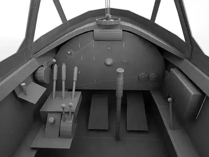 Cockpit Nakajima B5N WWII Aircraft