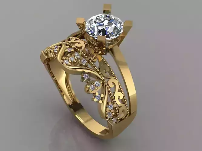GC GOLD TW0144- Diamond ring
