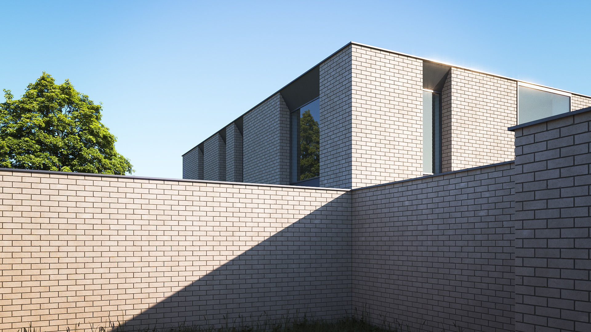 Classic white brick wall texture Texture_1