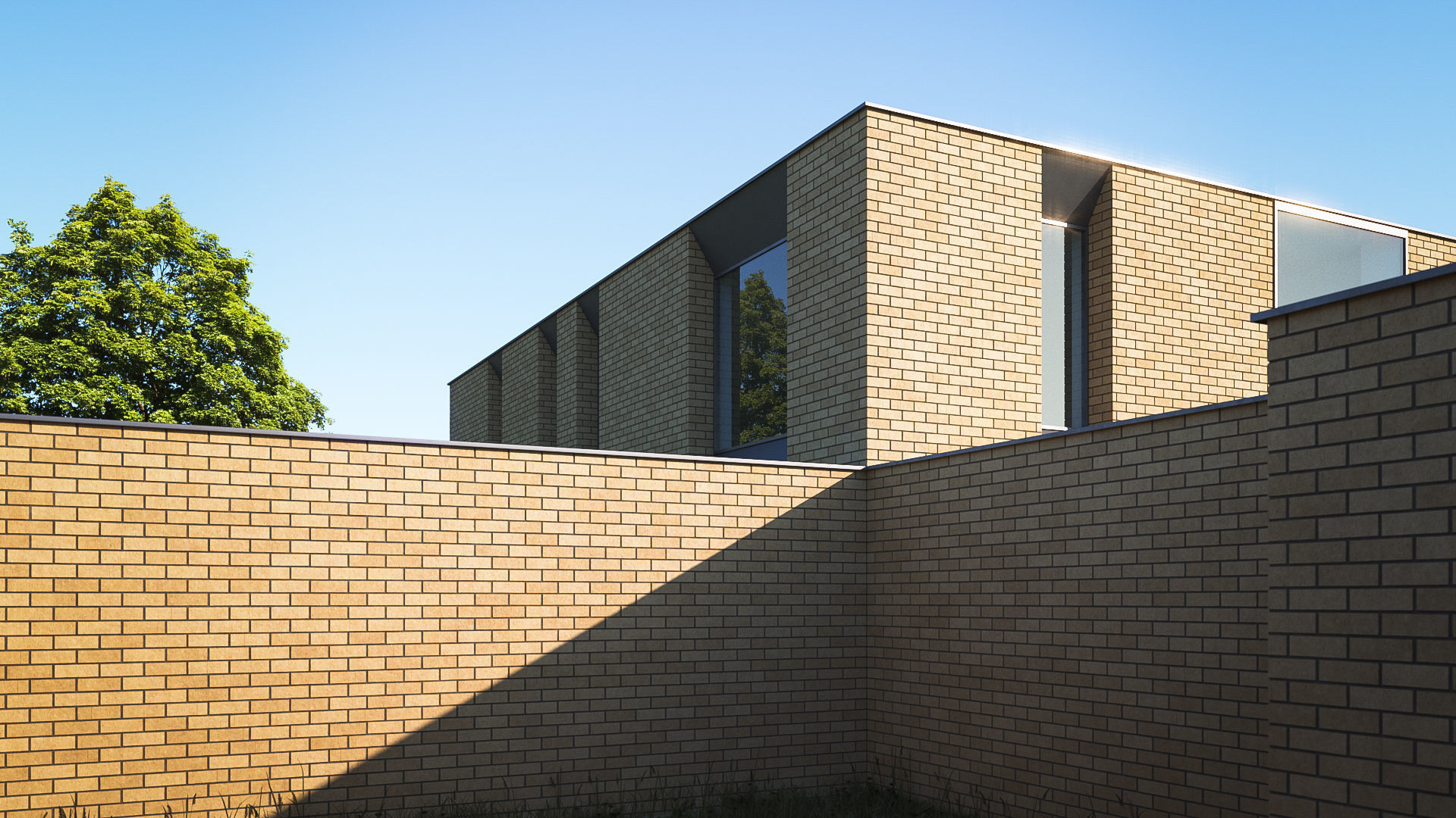 Yellow australian brick wall texture Texture_1