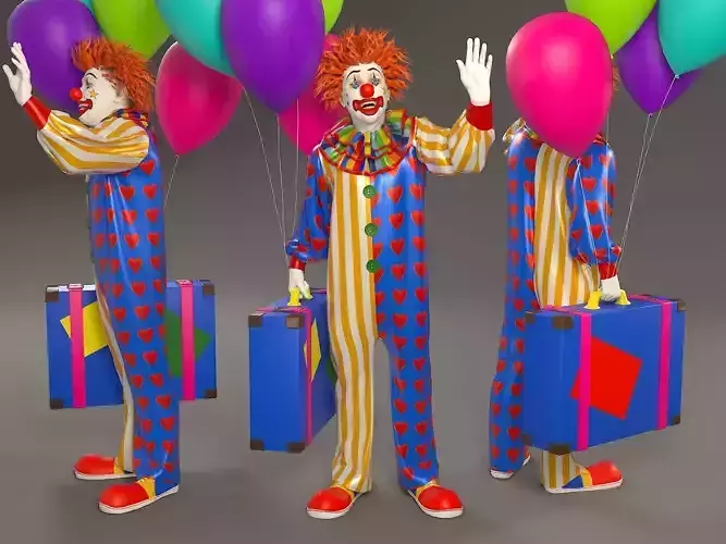 Clown Male ACC 2130 002 3D model