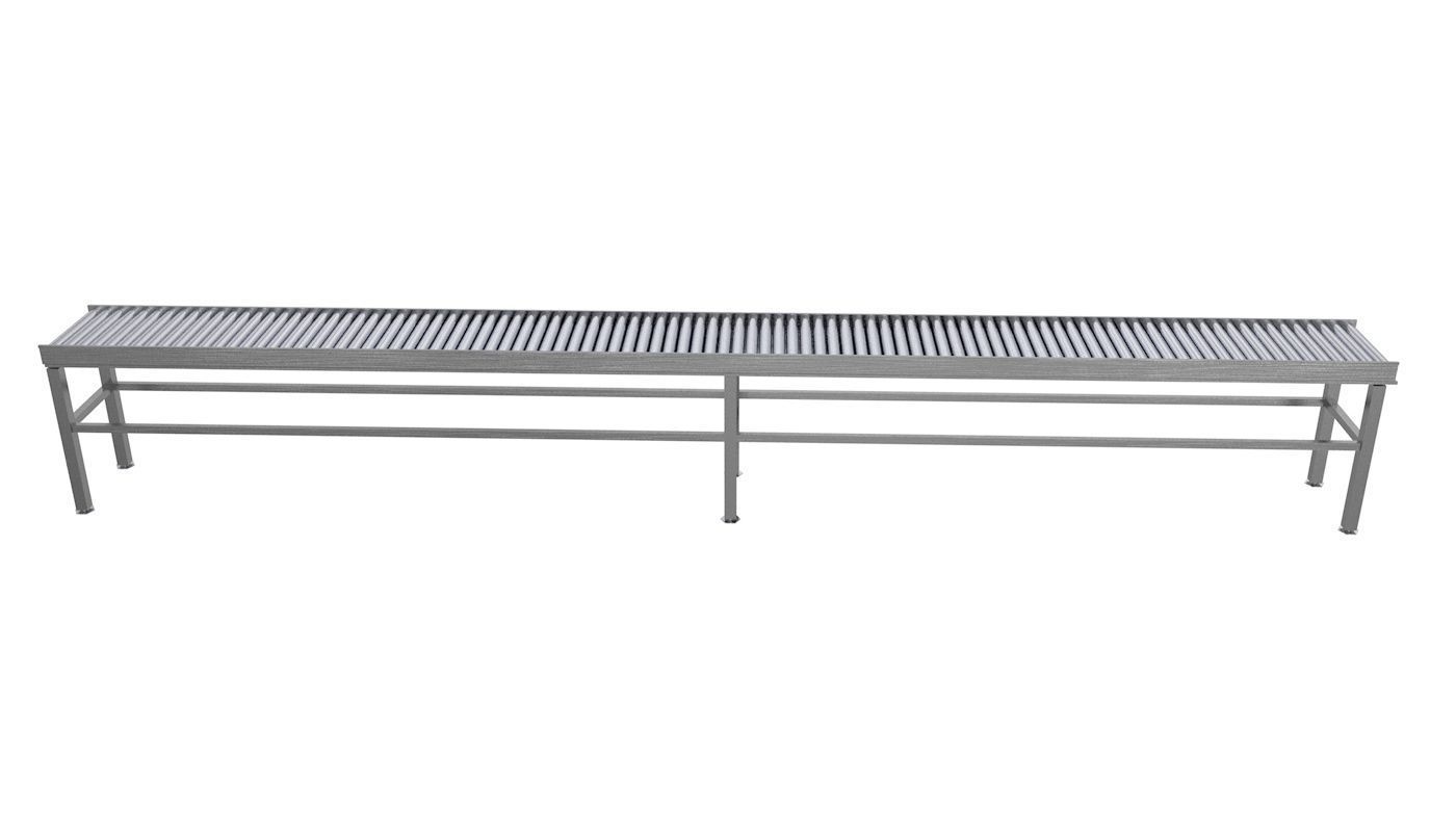 Roller Conveyor Low-poly 3D model_1