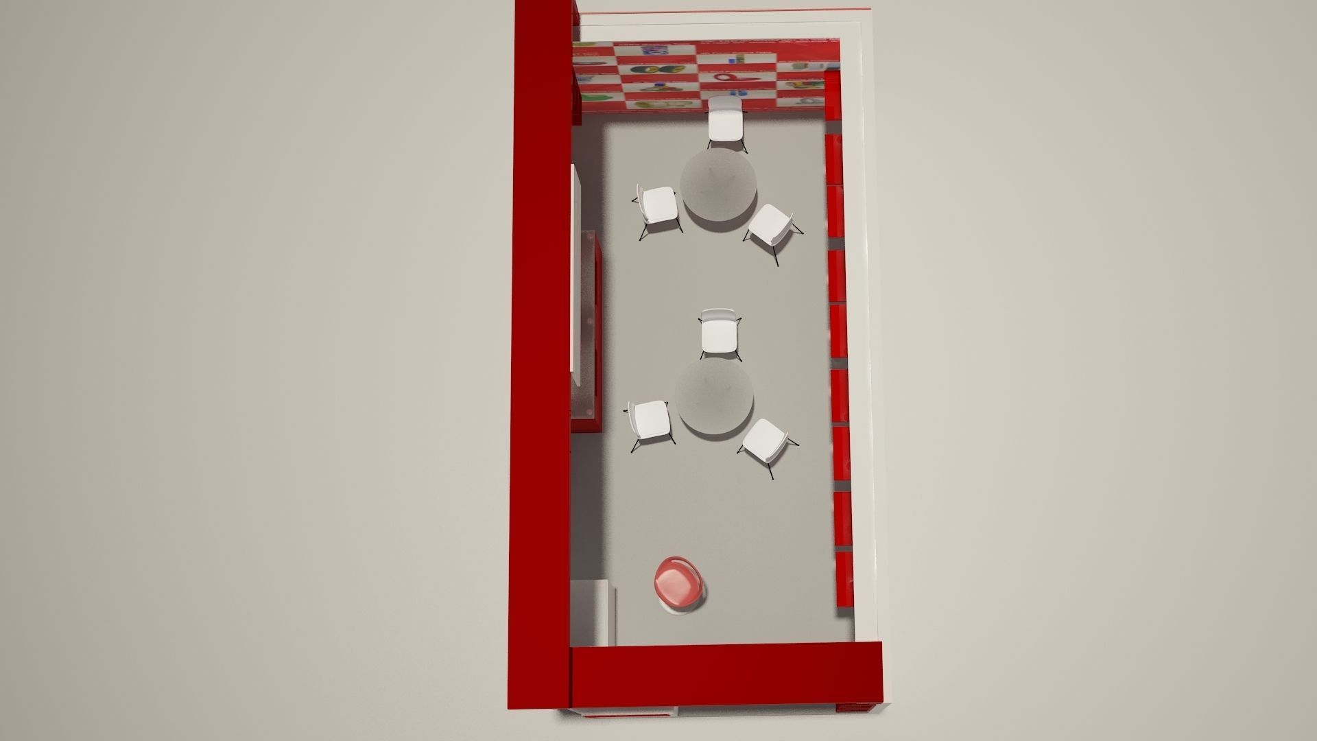 Exhibition stall  3D model_4