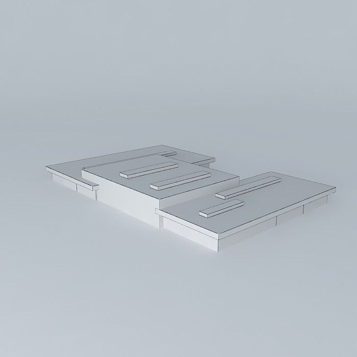 Autohuis Ridderkerk building Free 3D model_4