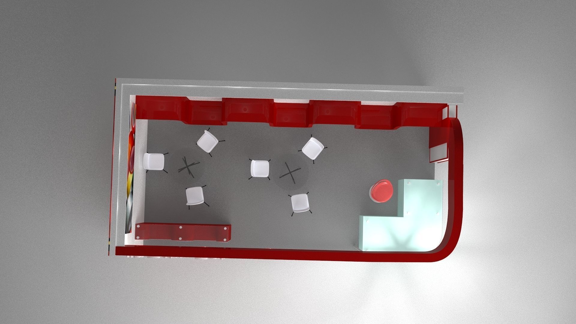 exhibition stall design 3D model_9