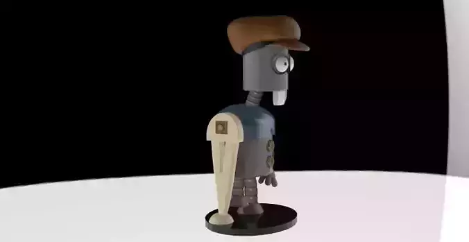 robot futurama 3D model