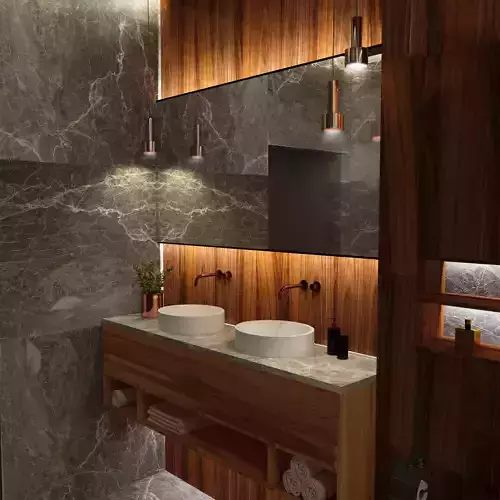 Bathroom interior 