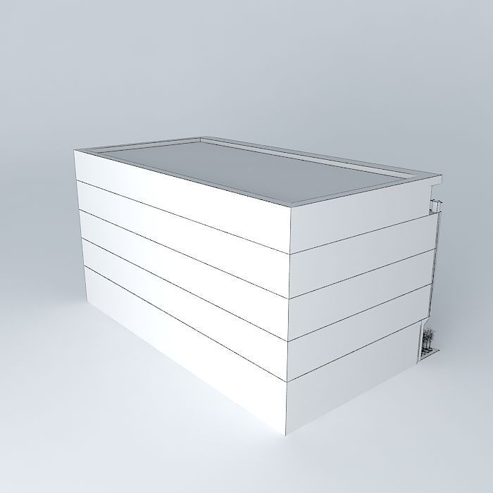 La Font spa exterior Free 3D model_3