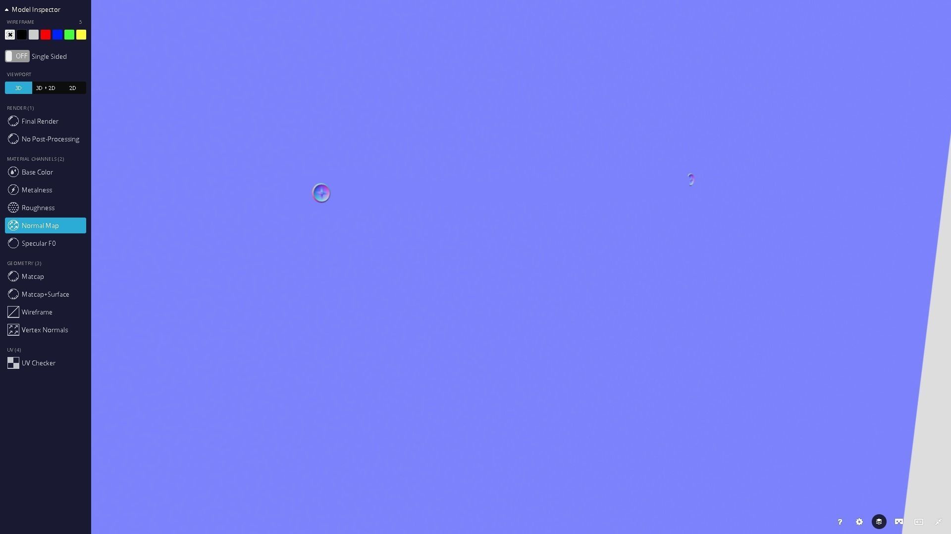 Drawers chest of Low-poly 3D model_11